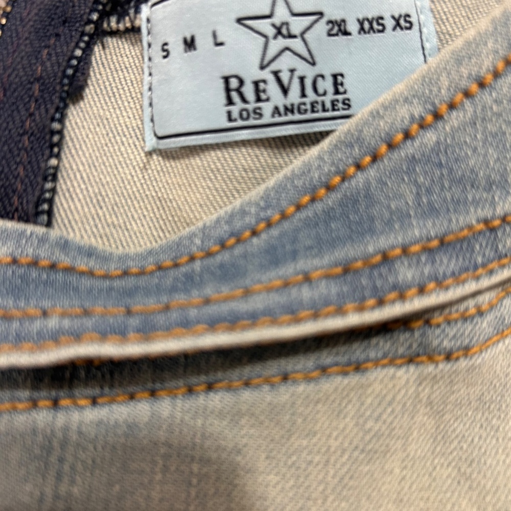 ReVice  Denim Top-Sz XL - Picture 4 of 5